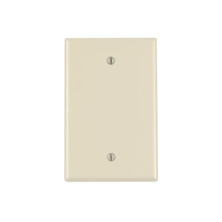 Leviton Leviton Ivory 1 gang Nylon Blank Wall Plate 1 pk 0PJ13-00I